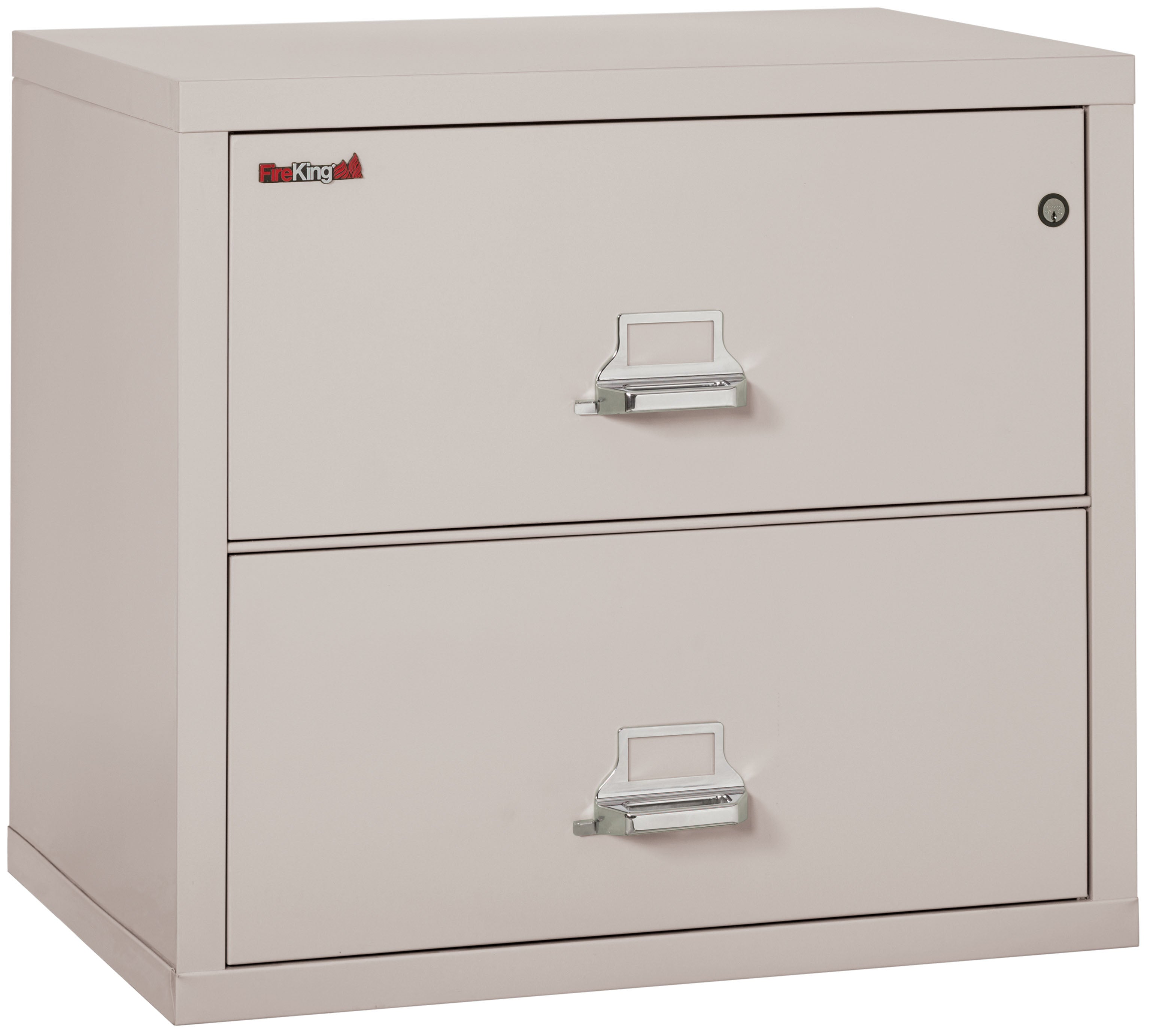 Fire Resistant File Cabinet - 2 Drawer Lateral 31" wide (Platinum)
