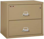 Fire Resistant File Cabinet - 2 Drawer Lateral 31" wide (Sand)