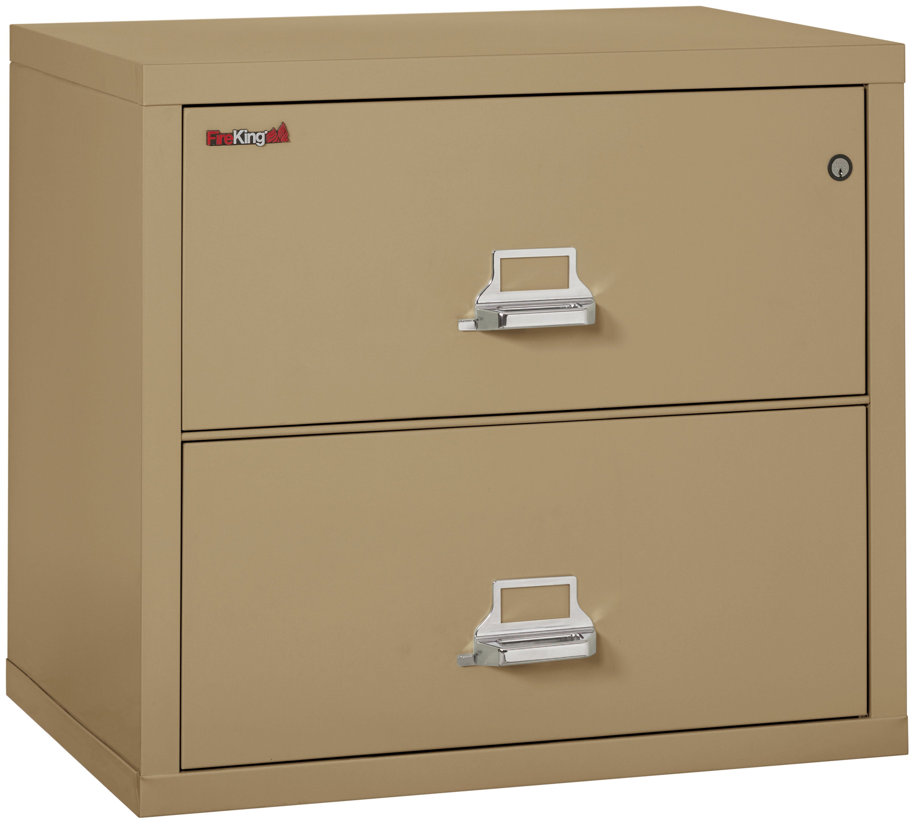 Fire Resistant File Cabinet - 2 Drawer Lateral 31" wide (Sand)