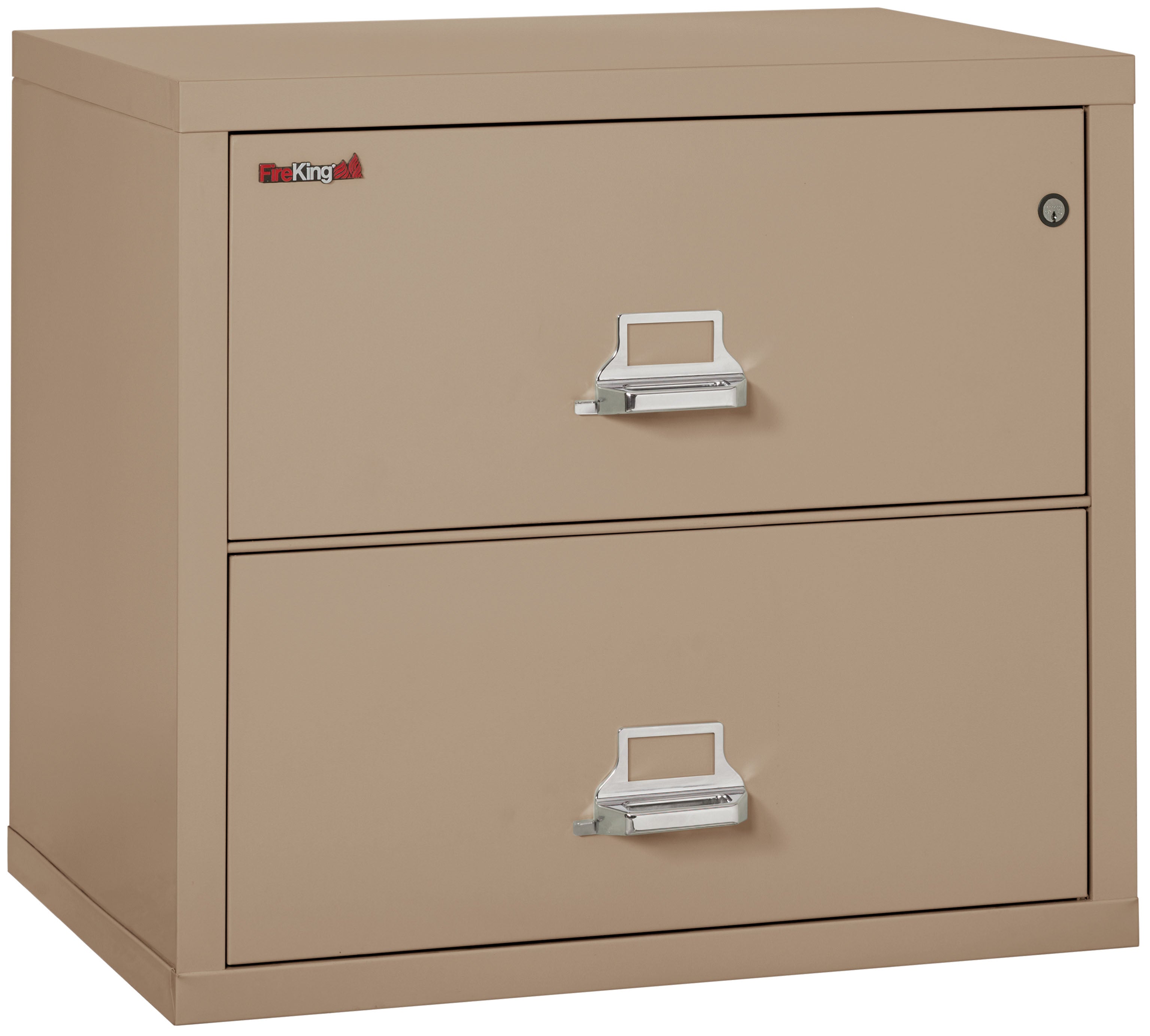 Fire Resistant File Cabinet - 2 Drawer Lateral 31" wide (Taupe)