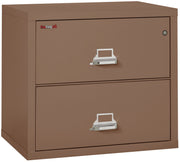 Fire Resistant File Cabinet - 2 Drawer Lateral 31" wide (Tan)