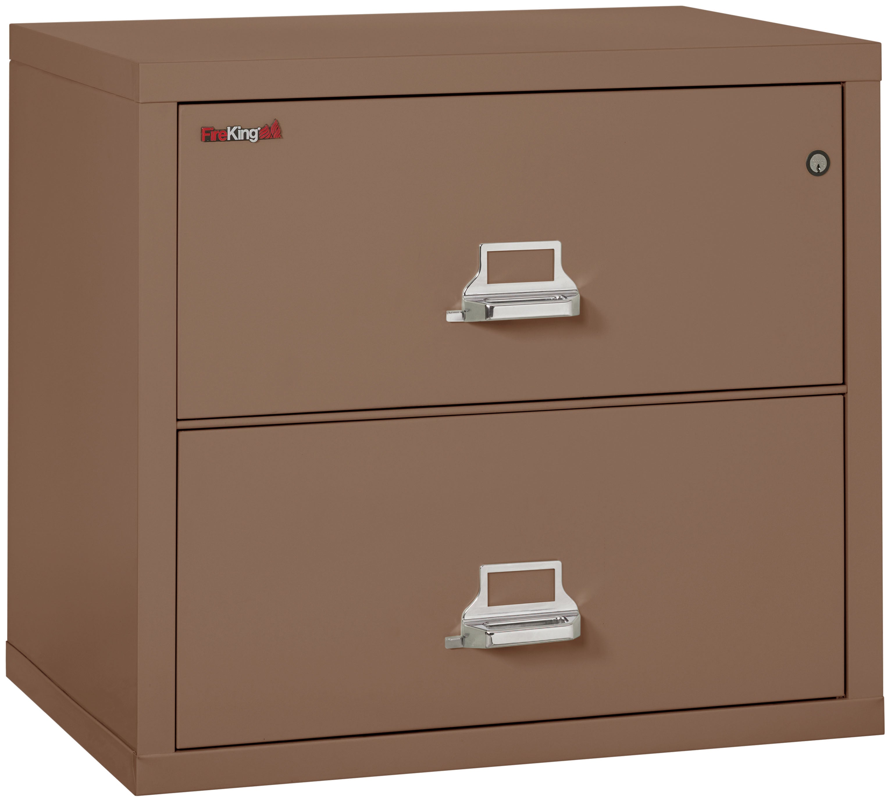 Fire Resistant File Cabinet - 2 Drawer Lateral 31" wide (Tan)