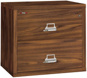 Fire Resistant File Cabinet - 2 Drawer Lateral 31" wide (Light Chestnut)