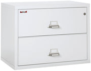 Fire Resistant File Cabinet - 2 Drawer Lateral 38" wide (Arctic White)