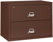 Fire Resistant File Cabinet - 2 Drawer Lateral 38" wide (Brown)