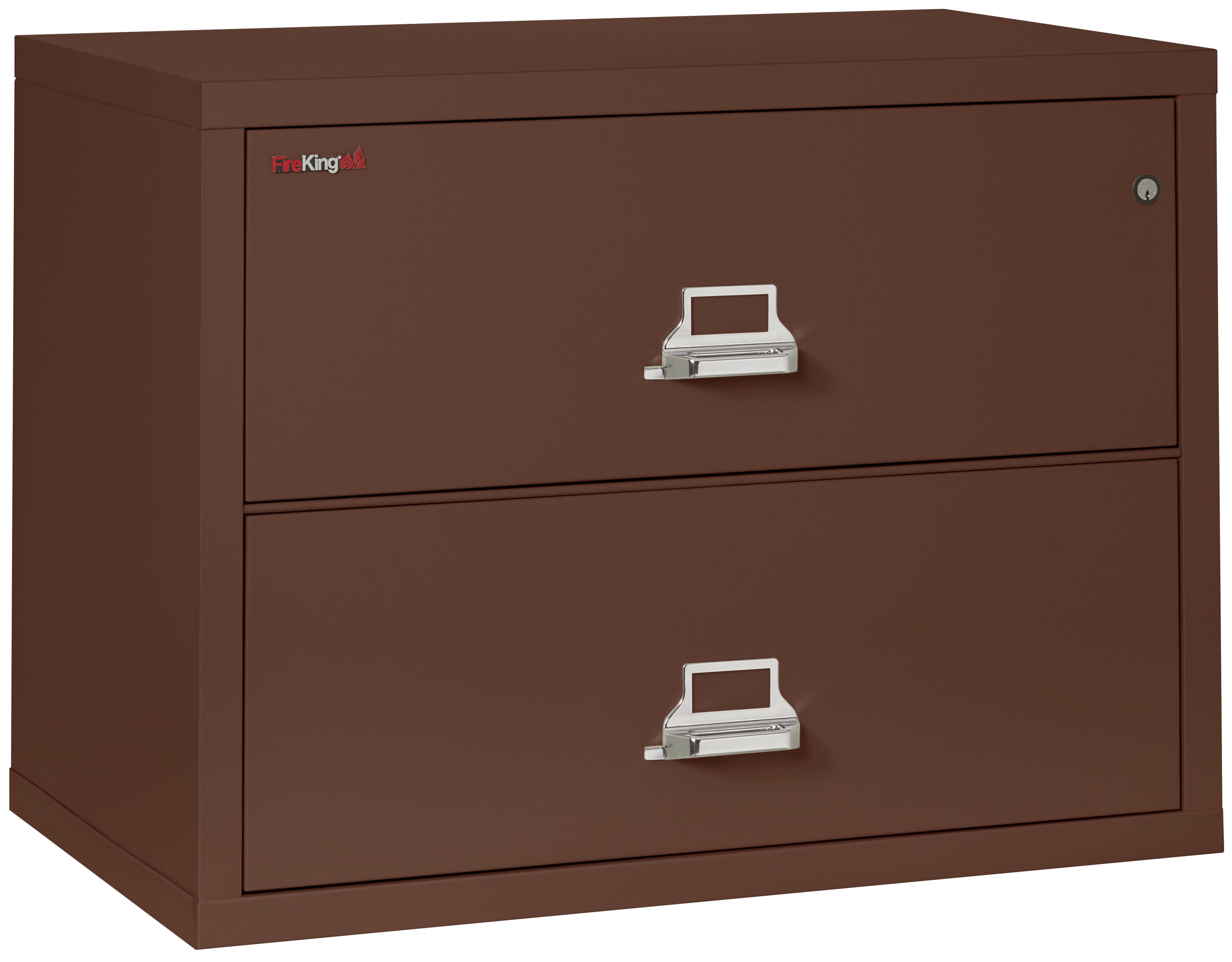 Fire Resistant File Cabinet - 2 Drawer Lateral 38" wide (Brown)