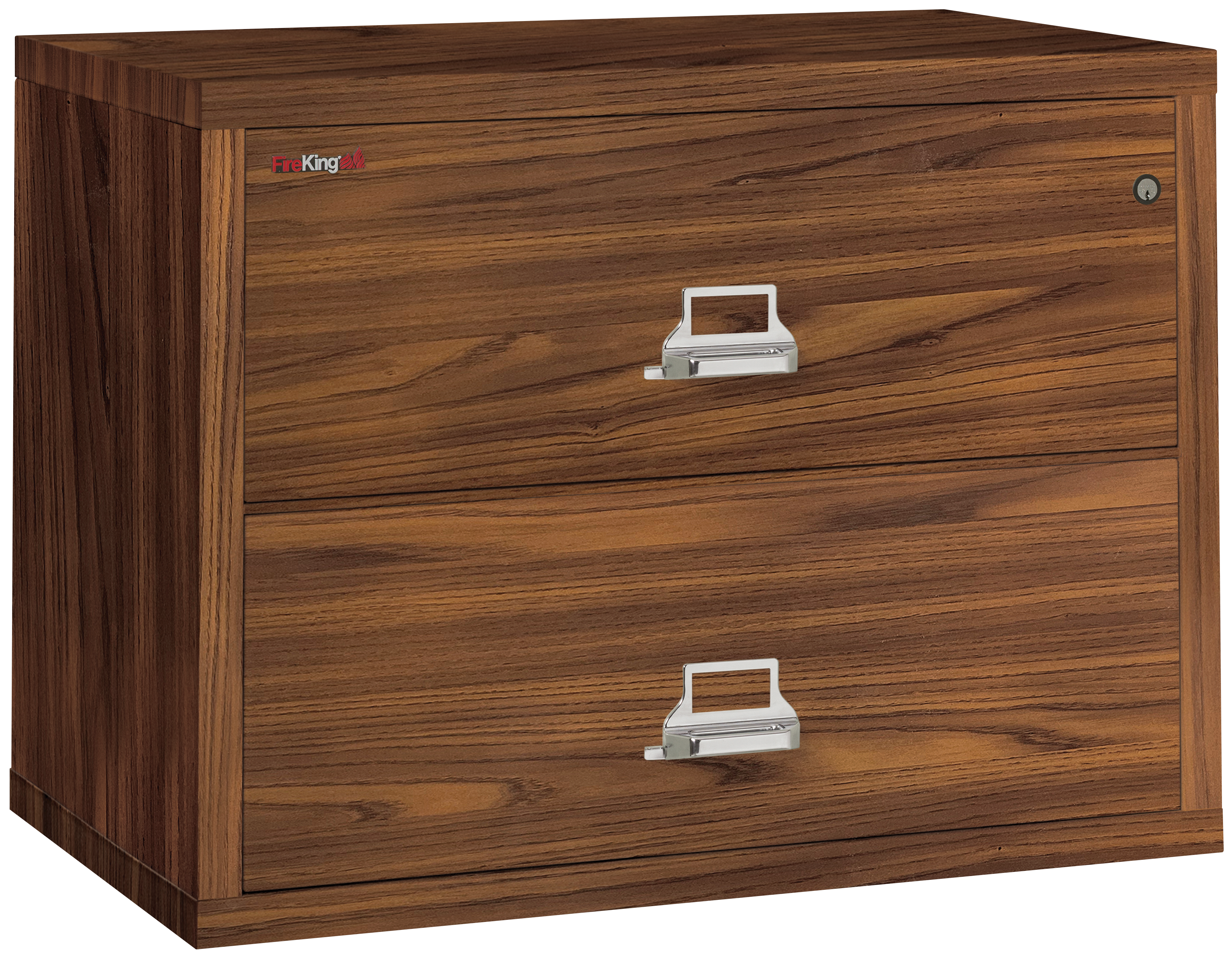 Fire Resistant File Cabinet - 2 Drawer Lateral 38" wide (Light Chestnut)