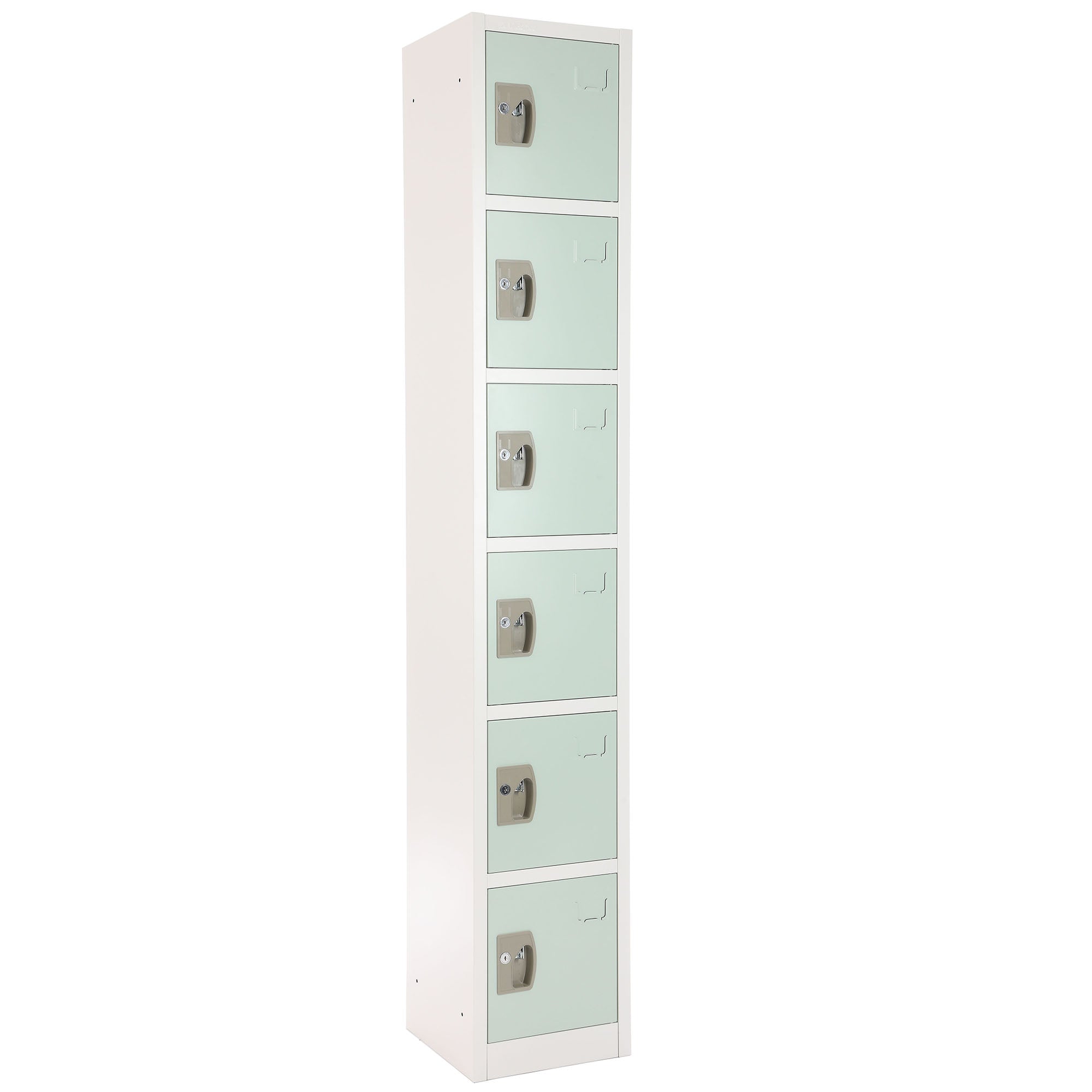 Large 6 Door Locker – Misty Green 2-Pack
