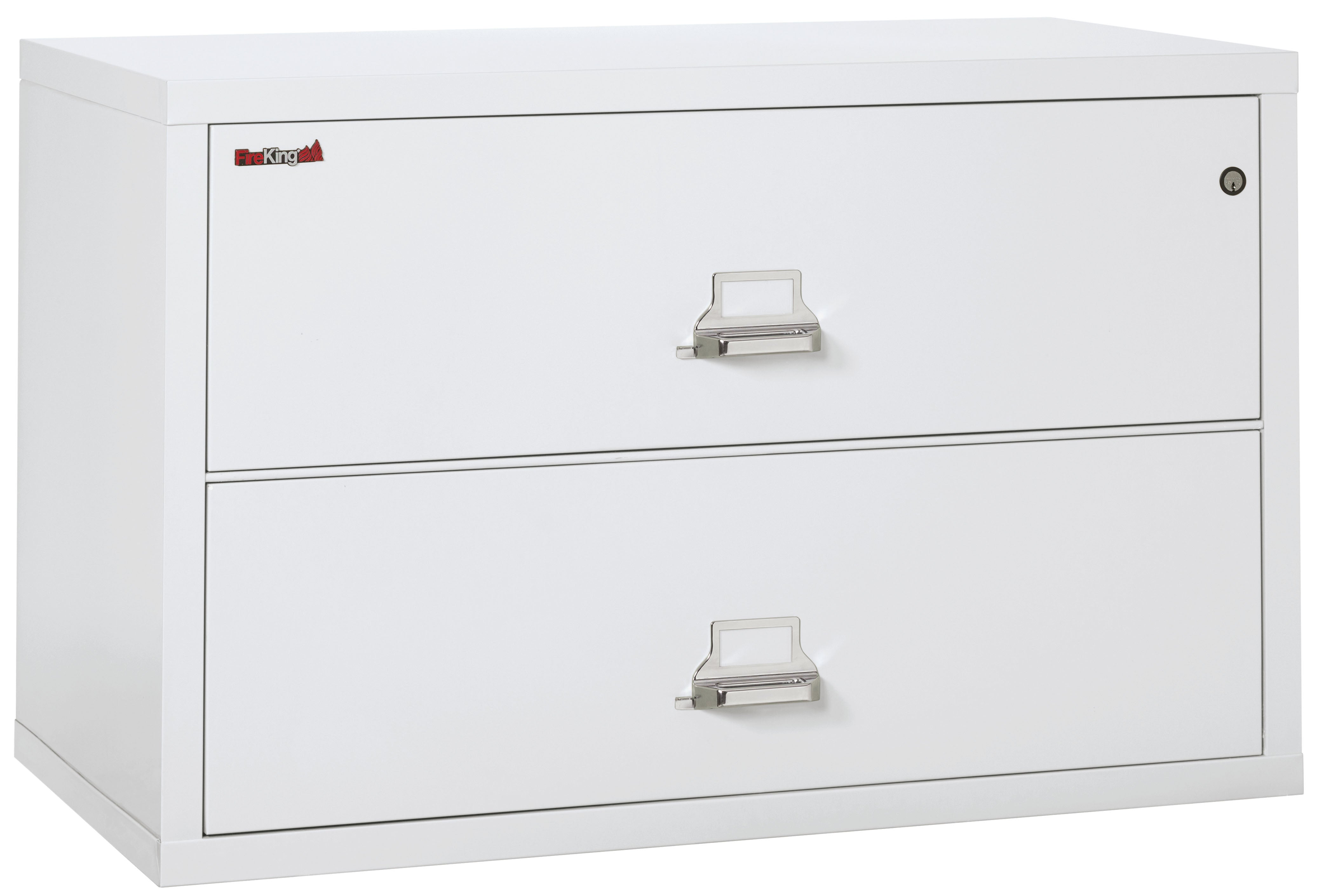 Fire Resistant File Cabinet - 2 Drawer Lateral 44" wide (Arctic White)