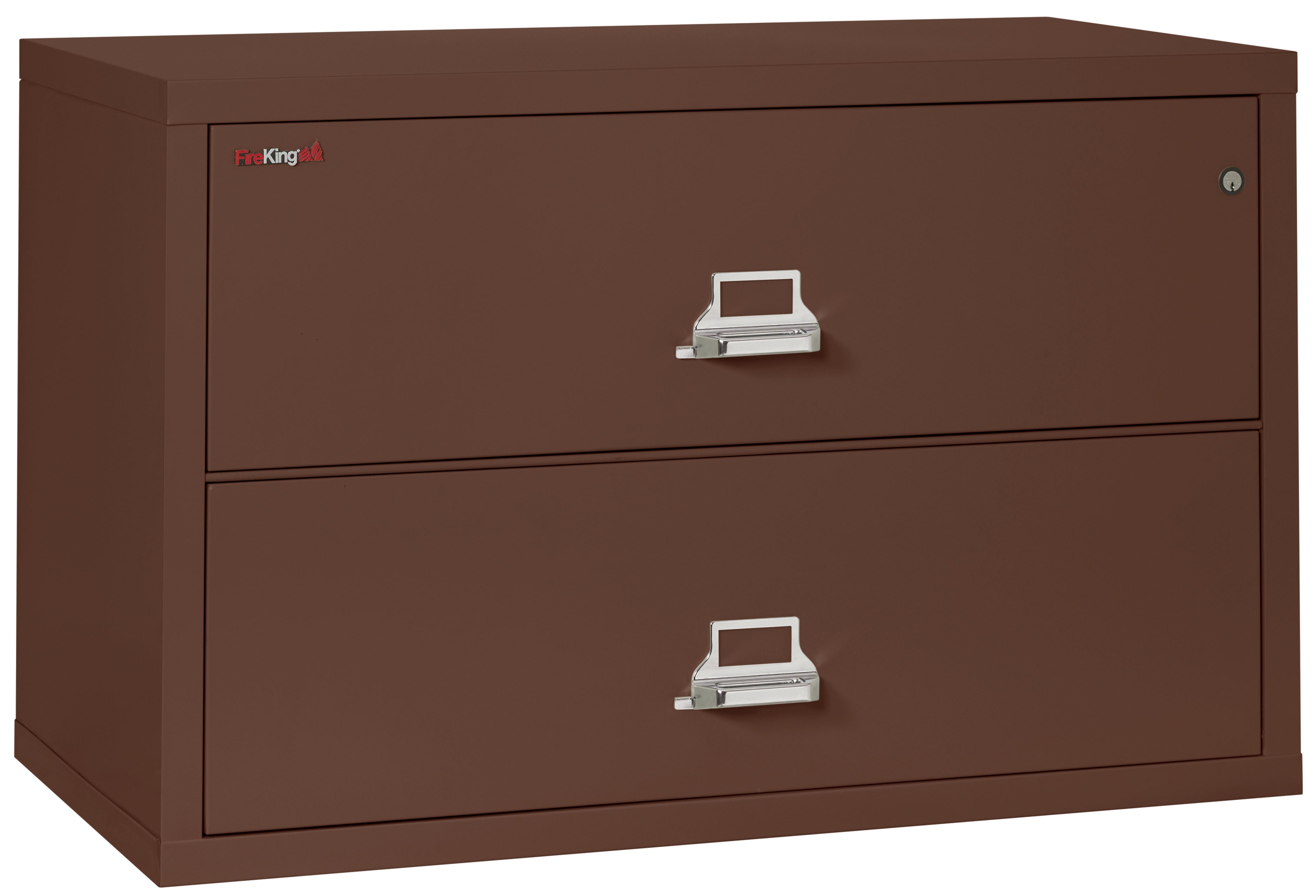 Fire Resistant File Cabinet - 2 Drawer Lateral 44" wide (Brown)
