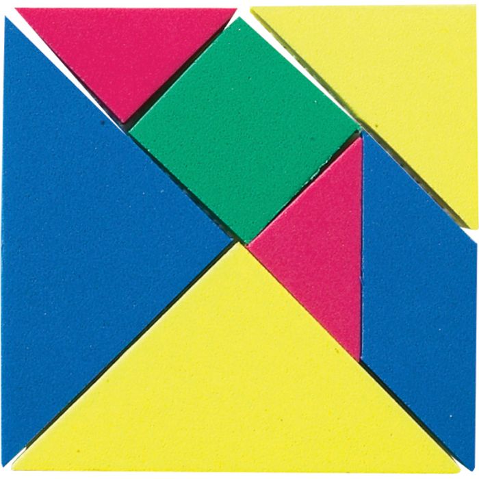 Tangrams Plastic 4 Sets