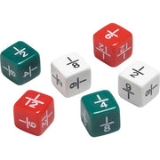 Fraction Dice 6 Pcs