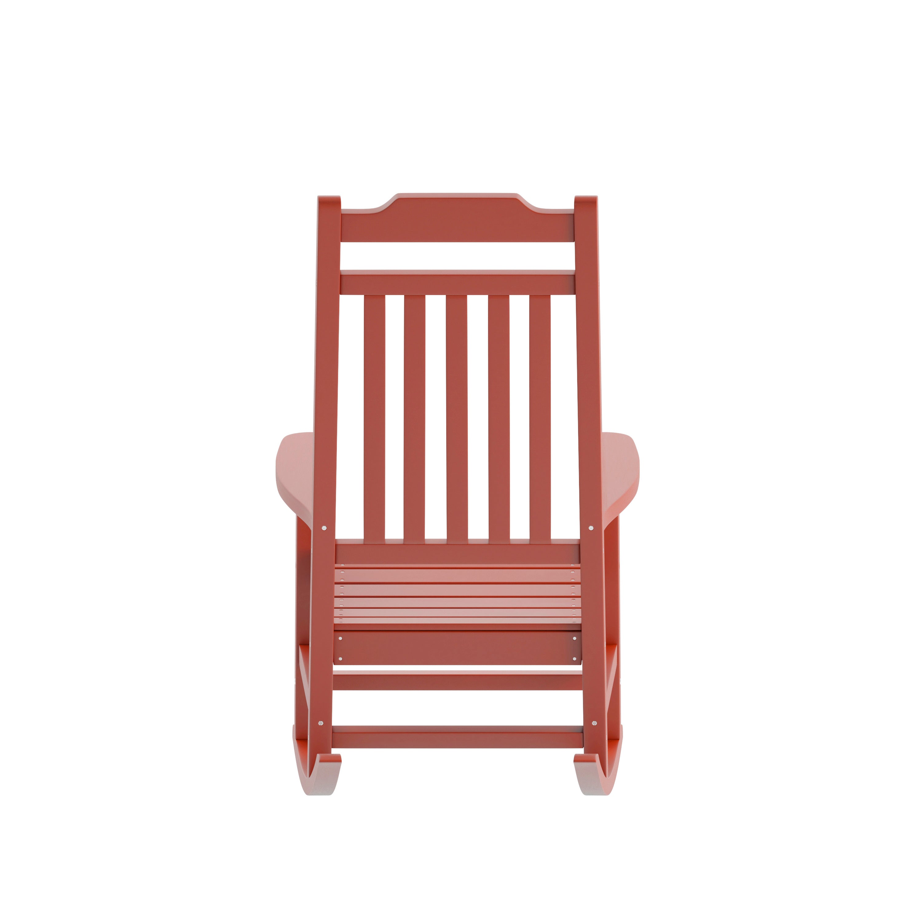 Set of 2 Winston All-Weather Rocking Chair in Red Faux Wood