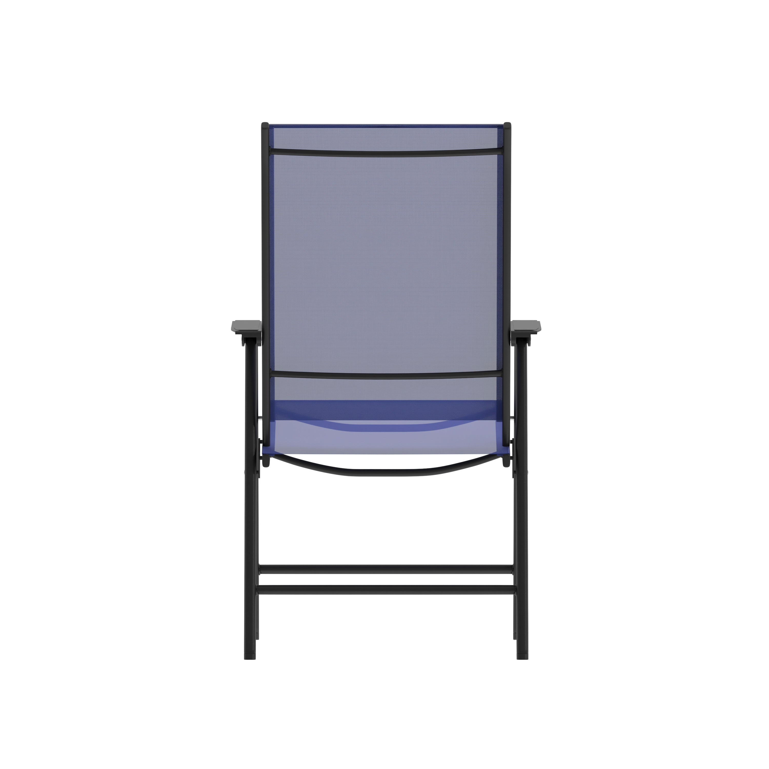 Paladin Navy Outdoor Folding Patio Sling Chair