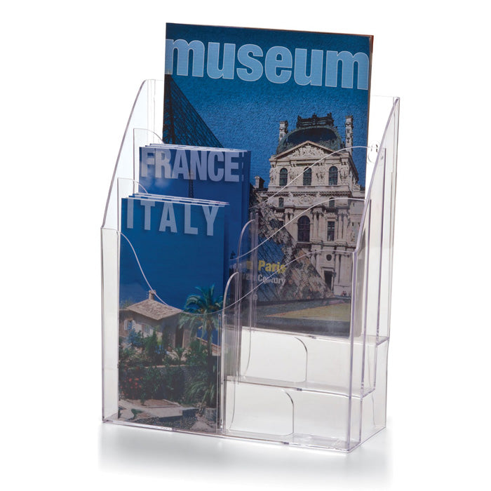 2-Way Multi-Use Organizer/Literature Holder, 6 Pockets