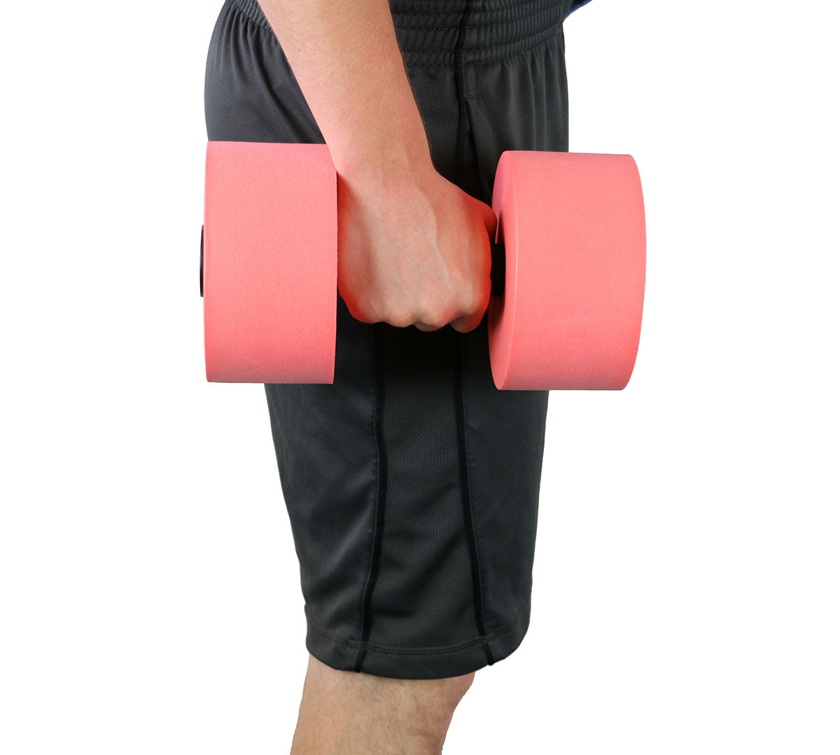 CanDo hand bars, pair, red
