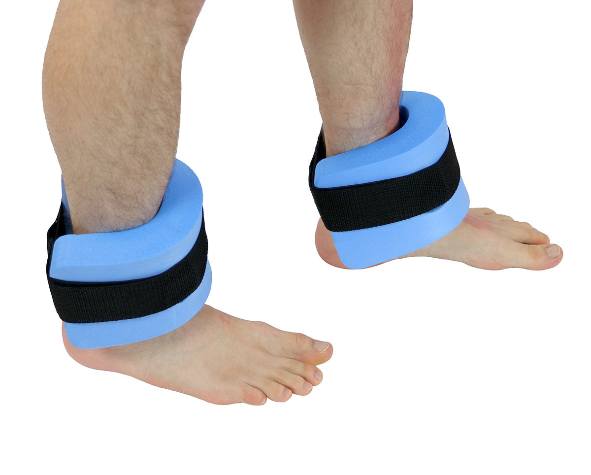 CanDo ankle cuffs, pair, blue
