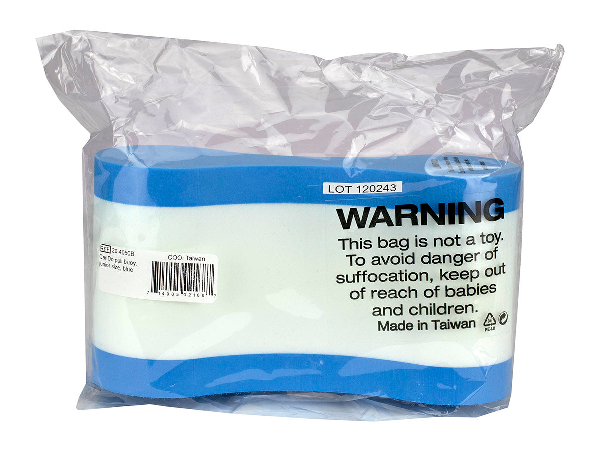 CanDo pull buoy, junior size, blue