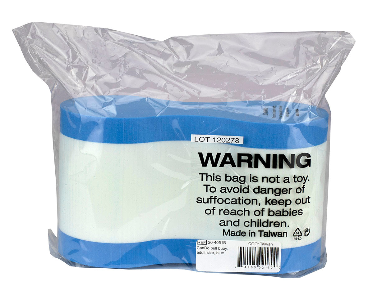 CanDo pull buoy, adult size, blue