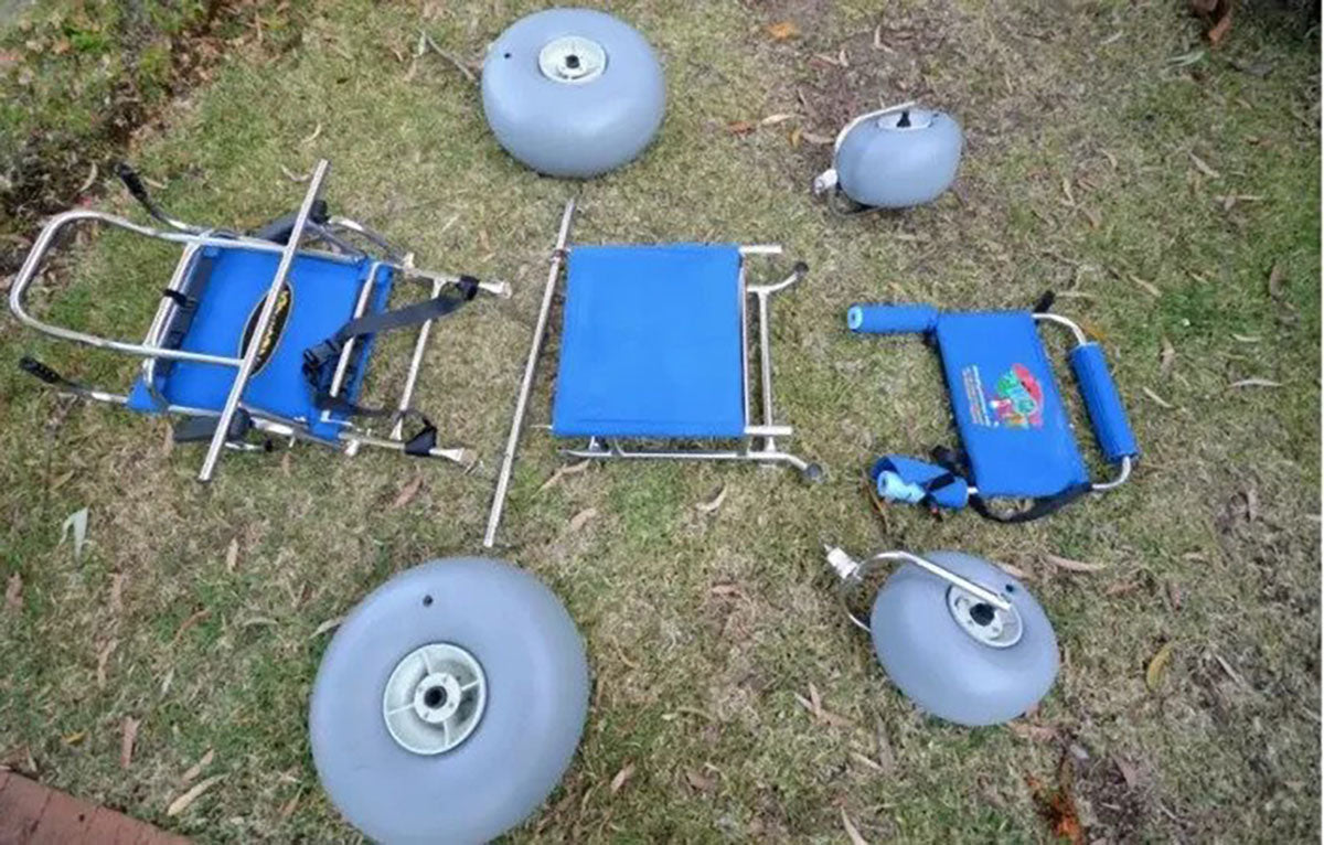 Wheeleez Sandcruiser All-Terrain Beach Wheelchair