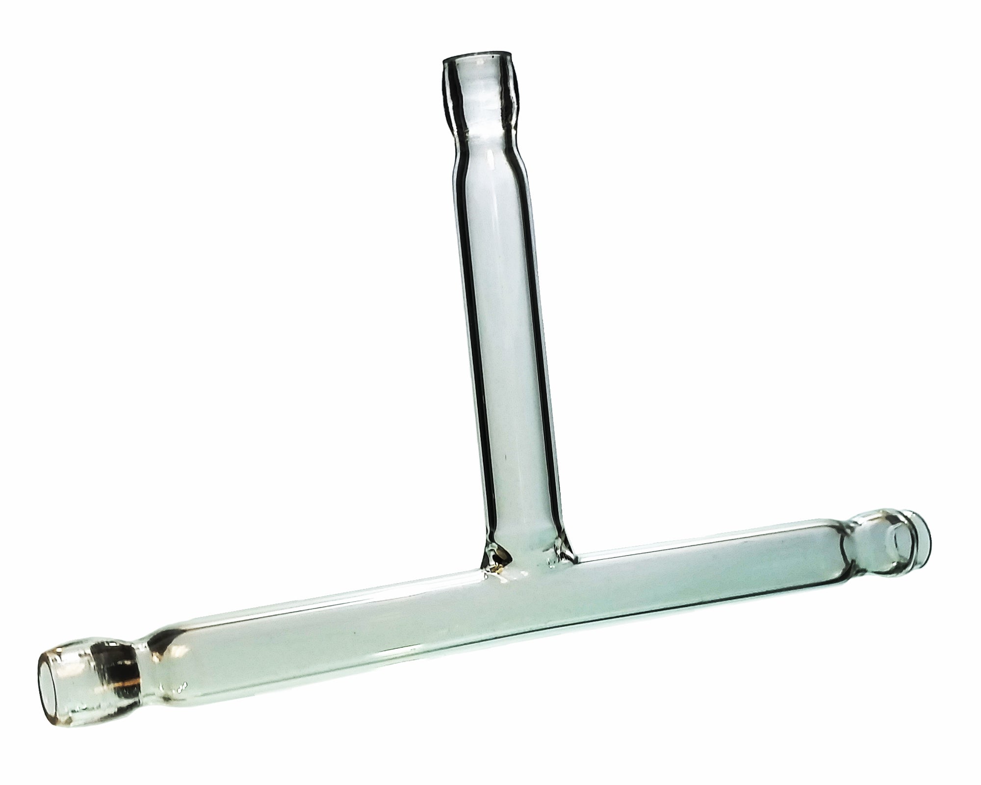 Connecting Tube, Glass, T-Shaped, 3/8" (9.5mm)