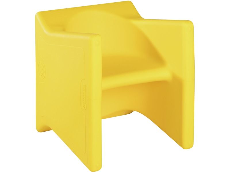 Pilouface Maxi Armchair - Yellow, 18.5"W x 20.3"H x 19.7"D