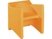 Pilouface Maxi Armchair - Light Orange, 18.5"W x 20.3"H x 19.7"D