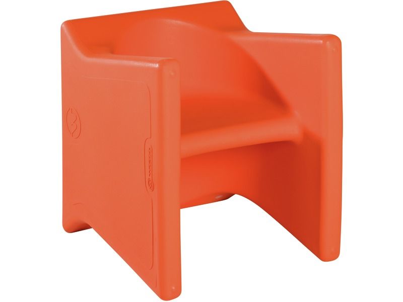 Pilouface Maxi Armchair - Coral, 18.5"W x 20.3"H x 19.7"D