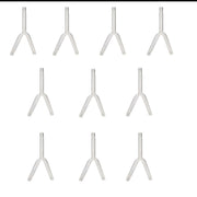 Connecting Tube, Glass, Y-Shaped, 1/4" (6mm), Pack of 10