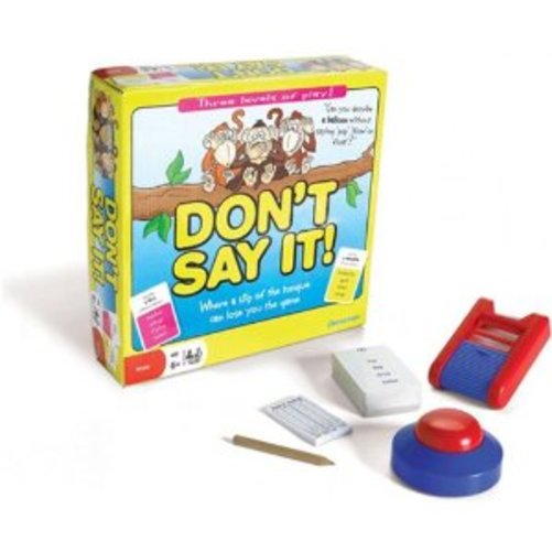 Pressman Don T Say It! Game - Where a Slip of the Tongue Can Lose You the Game!