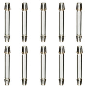 Connecting Tube Straight, 3" L x 8mm, Pack of 10