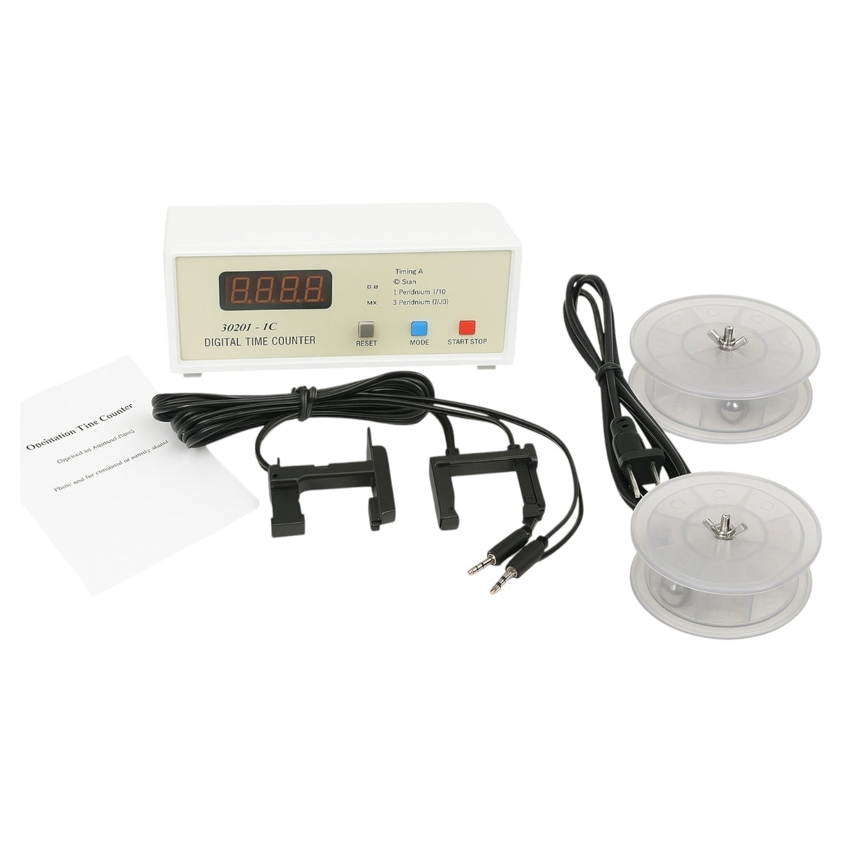 Inertia Experiment Set - Includes VBINR-CLR Inertia Discs & 2009 Digital Timer & Photogates.