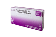 OmniTrust Nitrile Powder Free Examination Gloves (Medium), 100 Pcs/Box, 10 Box/Cs