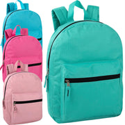 15 Inch Basic Backpack - Girls - 24 in the Pack