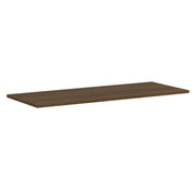 OfficeSource Variant Rectangular Top - 66"W x 24"D (Requires Base) - Modern Walnut