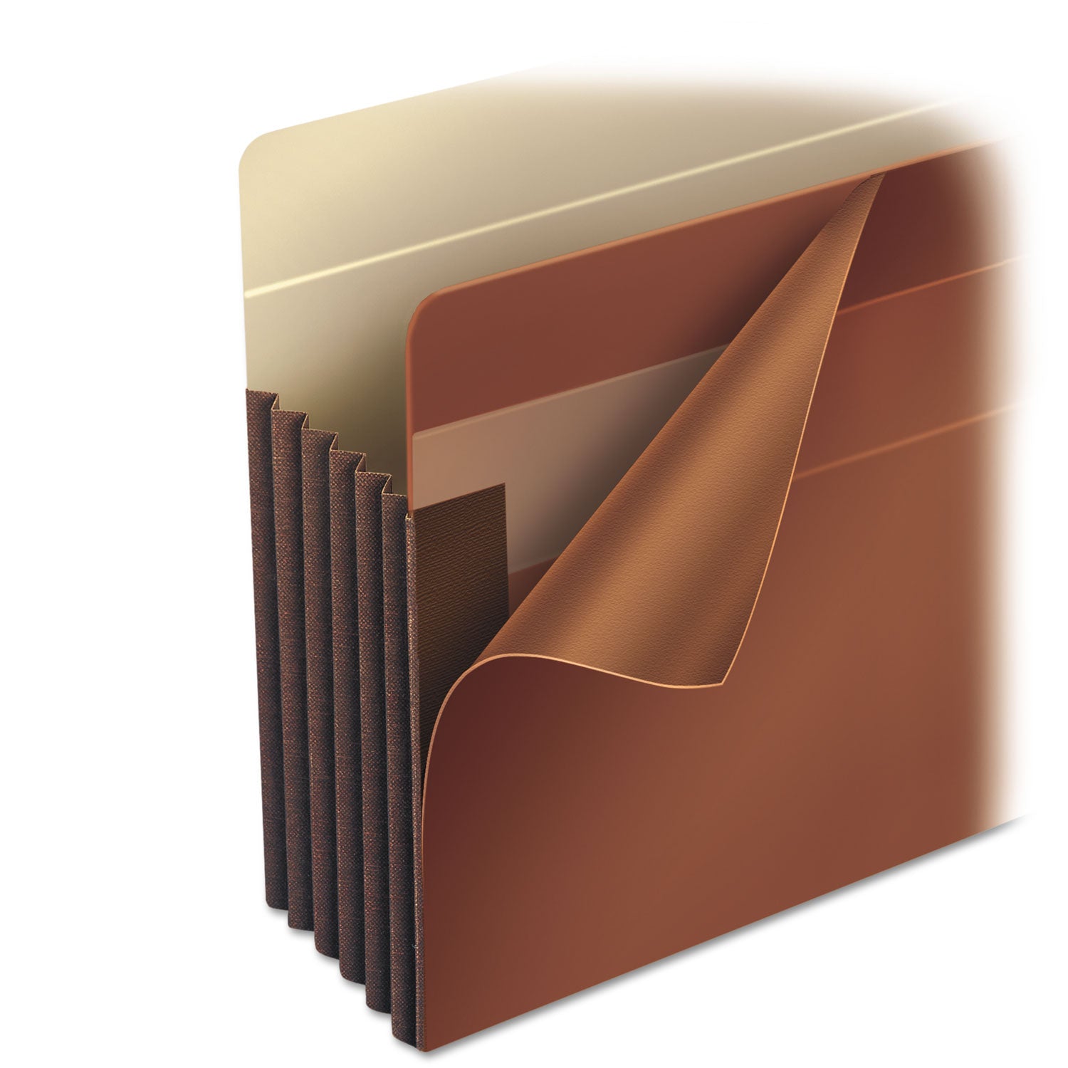 Smead TUFF Straight Tab Cut Legal Recycled File Pocket - 8 1/2" x 14" - 7" Expansion - 16.5 pt. - 2 Plys - Redrope - Tear Resistant, Reinforced Tab, Rip Resistant, Heavyweight Cover - 30% Recycled - 5 / Box