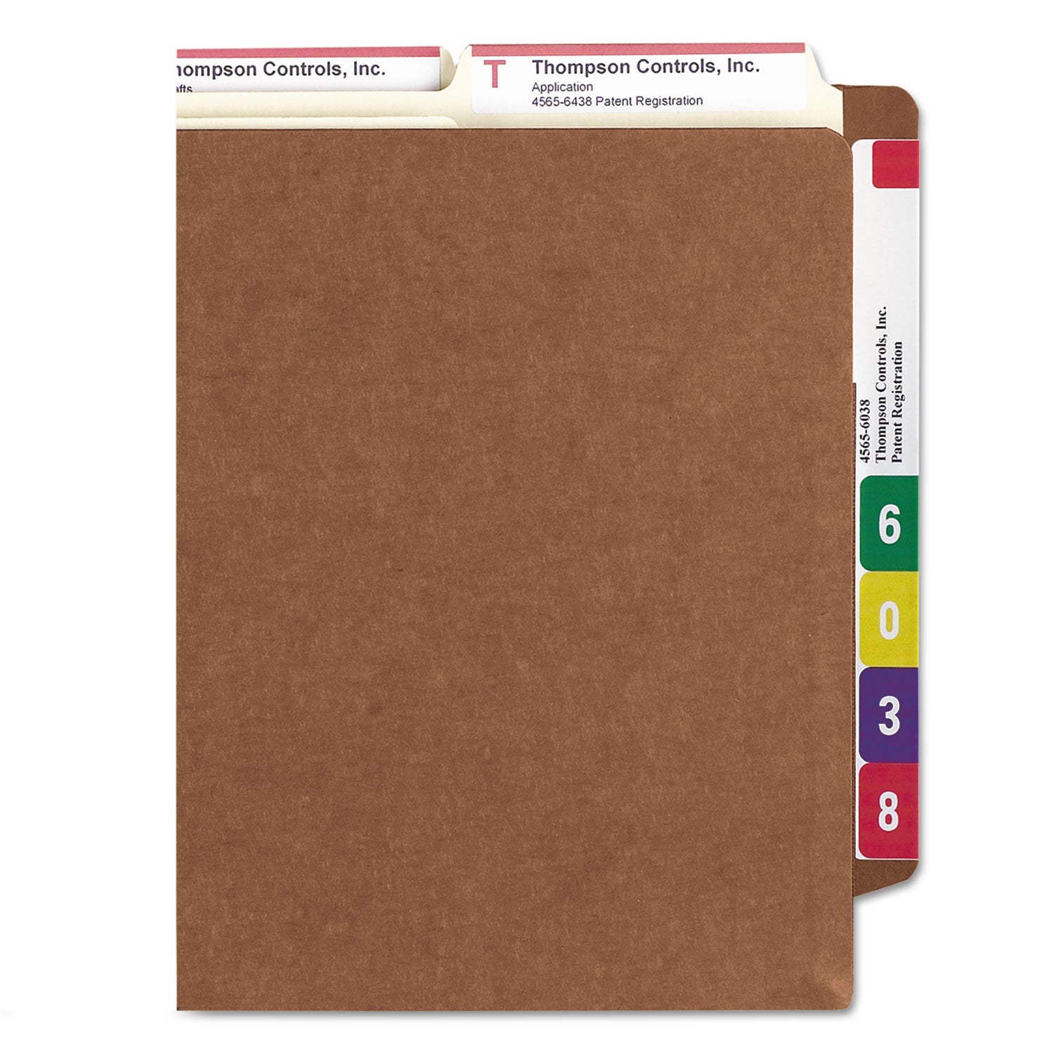 Smead TUFF Straight Tab Cut Legal Recycled File Pocket - 8 1/2" x 14" - 7" Expansion - 16.5 pt. - 2 Plys - Redrope - Tear Resistant, Reinforced Tab, Rip Resistant, Heavyweight Cover - 30% Recycled - 5 / Box