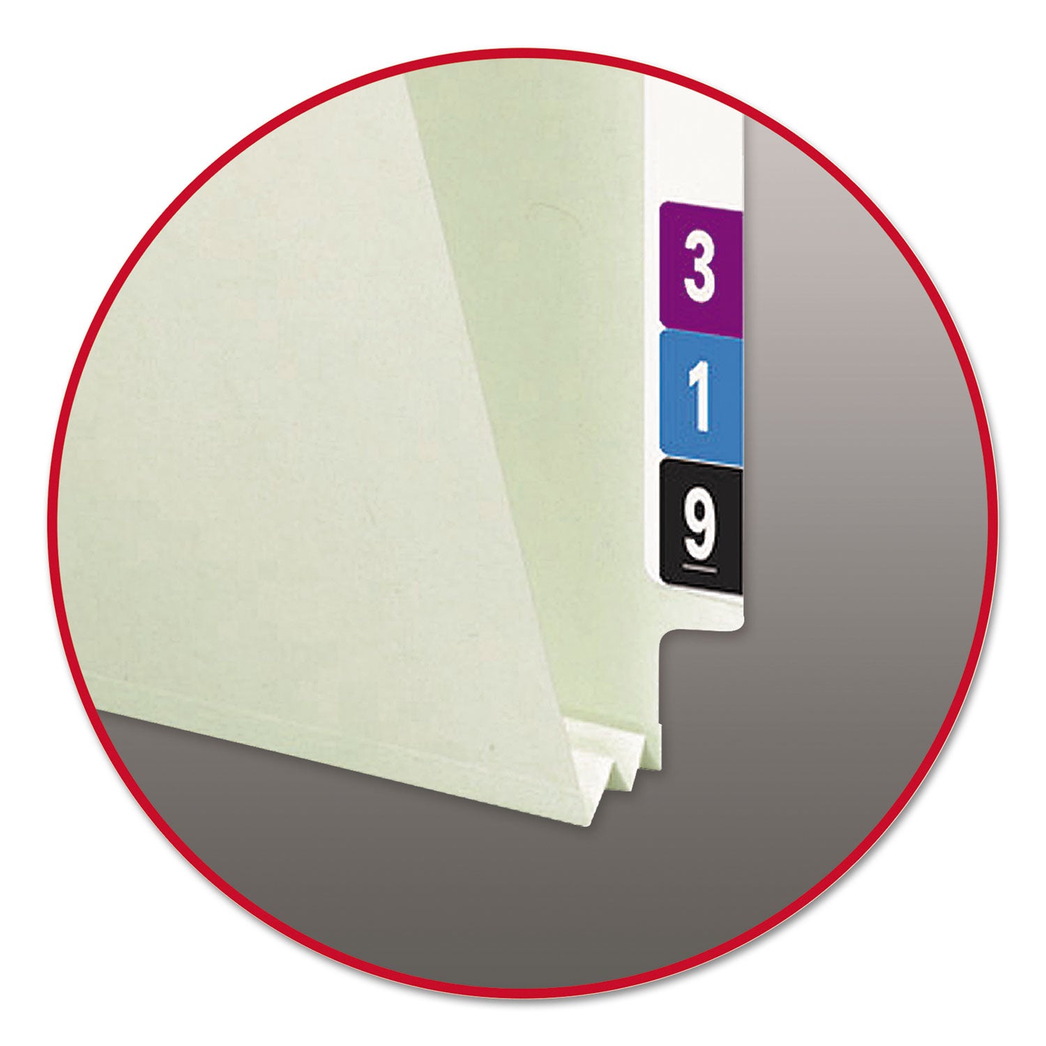 Smead Legal Recycled Fastener Folder - 8 1/2" x 14" - 2" Expansion - 2 x 2S Fastener(s) - 2" for Folder - End Tab Location - 25 pt. - Pressboard - Gray, Green - Heavy Duty, Rounded Corner - 100% Recycled - 25 / Box