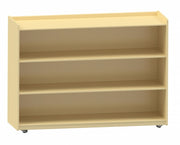 35"h Mobile Shelf Unit W/ Lip, 35"h X 48"w X 15"d