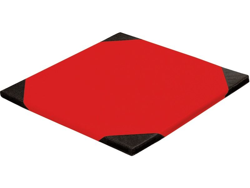Tumbling Mat - Red, 39.4"L x 39.4"W x 1.6"Th