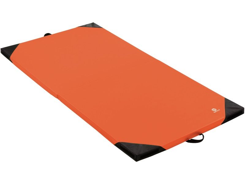 Foldable Tumbling Mat - Coral, 78.7"L x 39.4"W x 1.6"Th