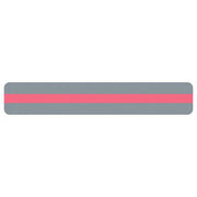 Ashley Productions Sentence Strip Reading Guide  1.25" X 7.25"  Rose  ASH10810