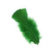 Zucker Feather Products Loose Turkey Flats Dyed Feathers - 4-6  - Kelly