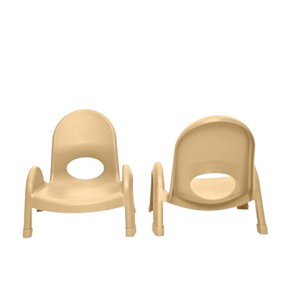 Value Stack™ Stackable Chair - Natural Tan - 5" - Set of 4