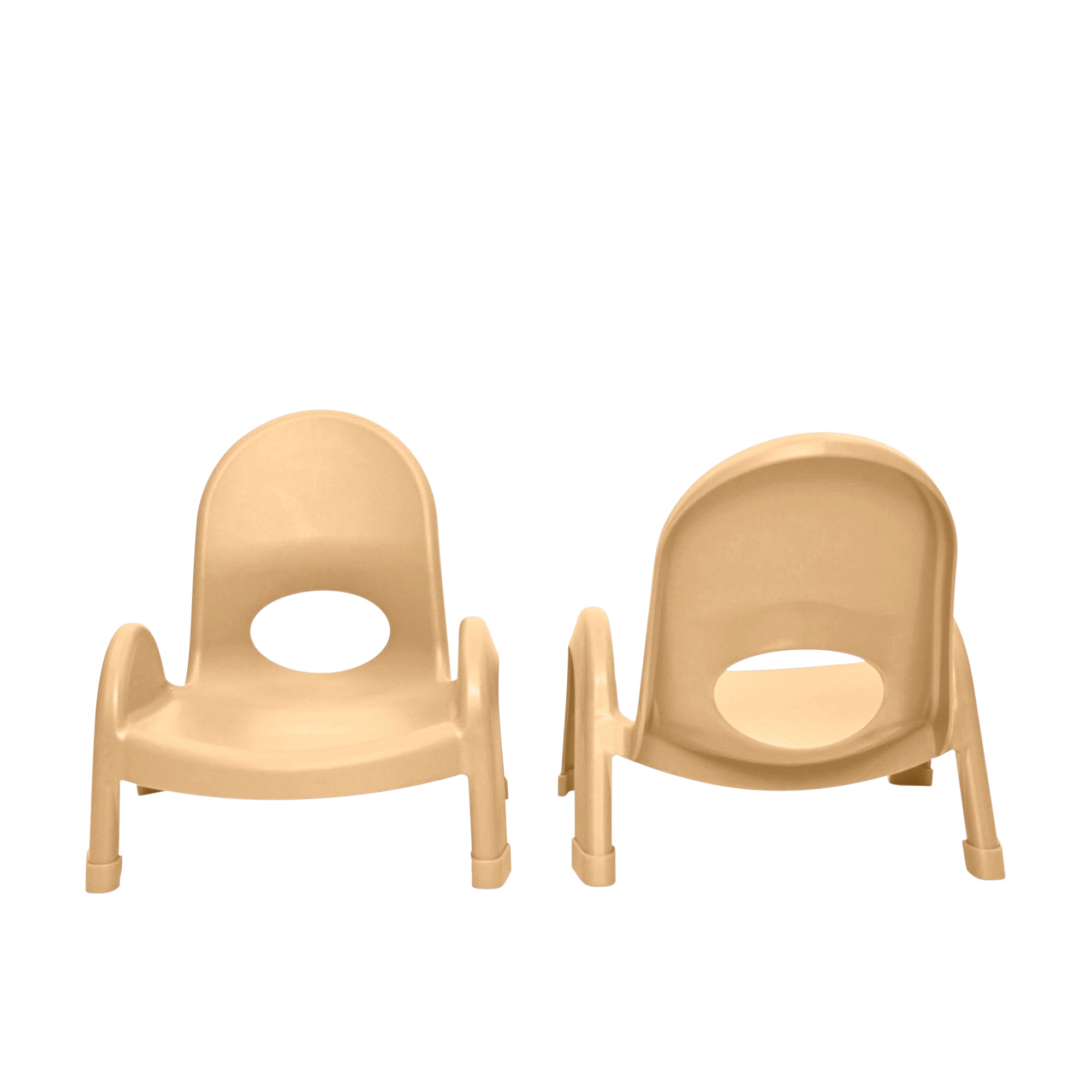 Value Stack 5" Child Chair - Set of 2 - Natural Tan
