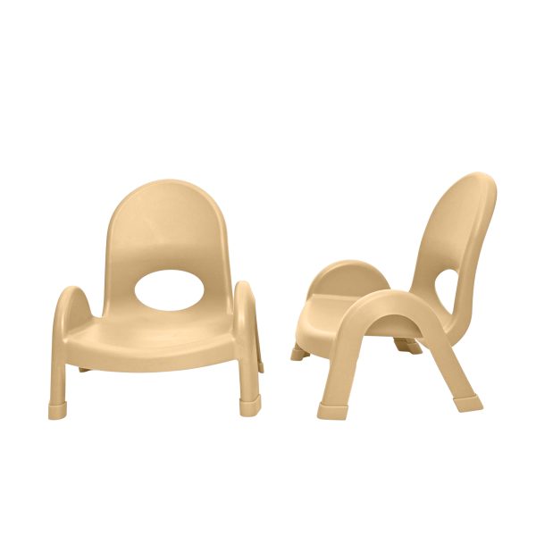 Value Stack™ Stackable Chair - Natural Tan - 5" - Set of 4