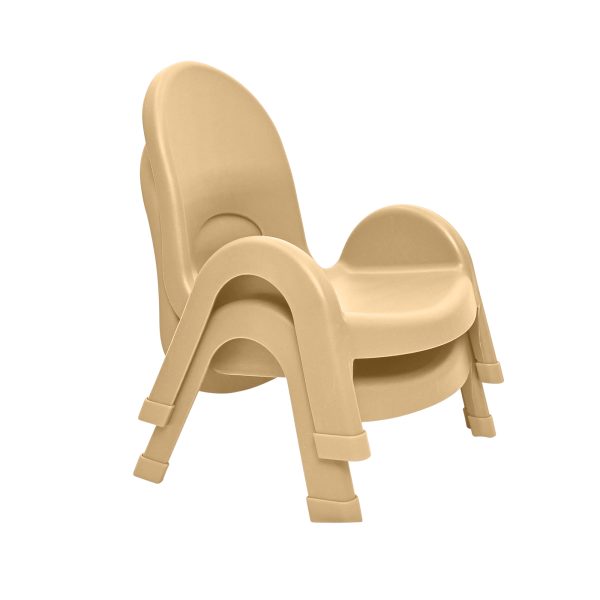 Value Stack™ Stackable Chair - Natural Tan - 5" - Set of 4