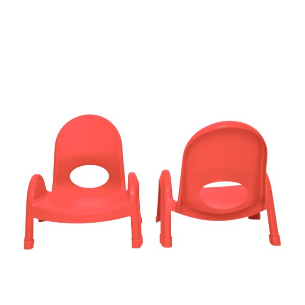 Value Stack™ Stackable Chair - Candy Apple Red - 5" - Set of 4