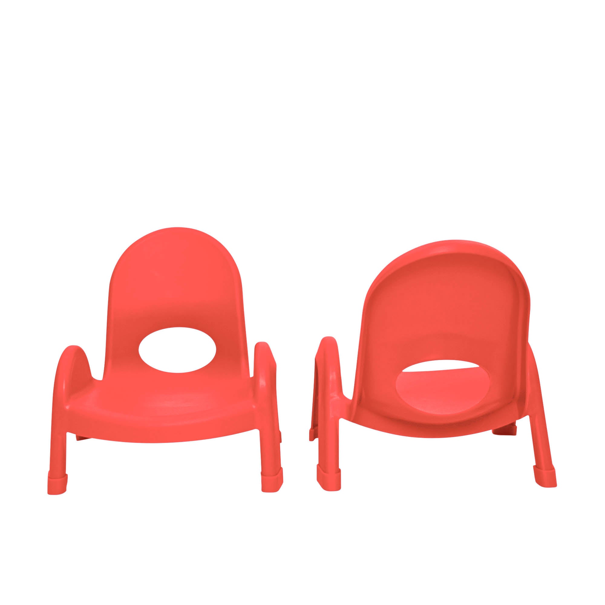 Value Stack 5" Child Chair - Set of 2 - Candy Apple Red