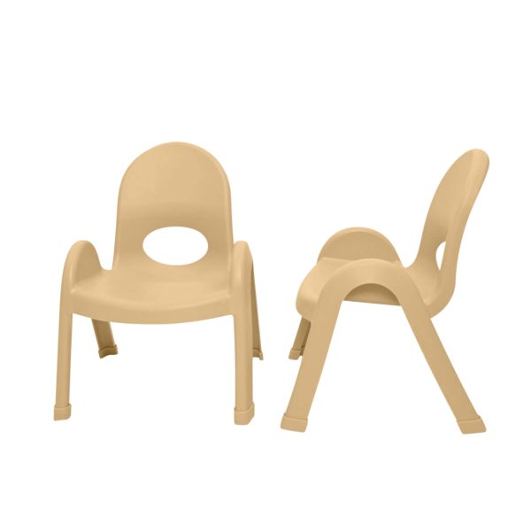 Value Stack™ Stackable Chair - Natural Tan - 7" - Set of 4